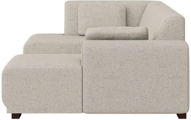 Home affaire Zithoek BORNHOLM U-vorm met chaise longue rechts links B D H: 300 162 85 cm U-vorm met golvende ondervering chaise longue rechts of links bestelbaar - Foto 5