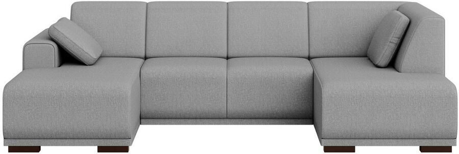 Home affaire Zithoek BORNHOLM U-vorm met chaise longue rechts links B D H: 300 162 85 cm U-vorm met golvende ondervering chaise longue rechts of links bestelbaar - Foto 6