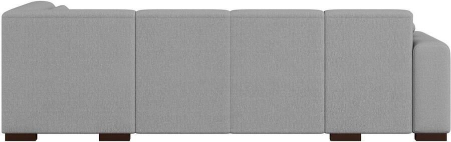 Home affaire Zithoek BORNHOLM U-vorm met chaise longue rechts links B D H: 300 162 85 cm U-vorm met golvende ondervering chaise longue rechts of links bestelbaar - Foto 7