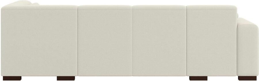 Home affaire Zithoek BORNHOLM U-vorm met chaise longue rechts links B D H: 300 162 85 cm U-vorm met golvende ondervering chaise longue rechts of links bestelbaar - Foto 7