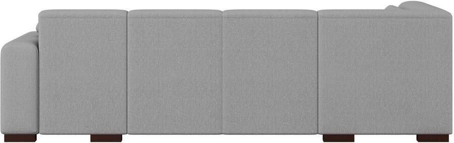 Home affaire Zithoek BORNHOLM U-vorm met chaise longue rechts links B D H: 300 162 85 cm U-vorm met golvende ondervering chaise longue rechts of links bestelbaar - Foto 7