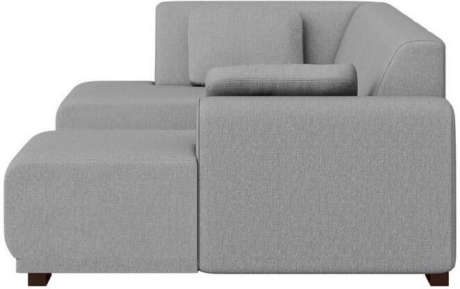 Home affaire Zithoek BORNHOLM U-vorm met chaise longue rechts links B D H: 300 162 85 cm U-vorm met golvende ondervering chaise longue rechts of links bestelbaar - Foto 5