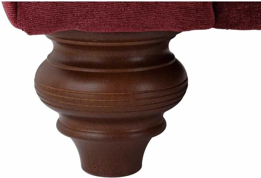 Home affaire Chesterfield-bank Chesterfield 2-zits B D H: 150 89 74 cm met hoogwaardige knoopdetails ook in leer - Foto 3