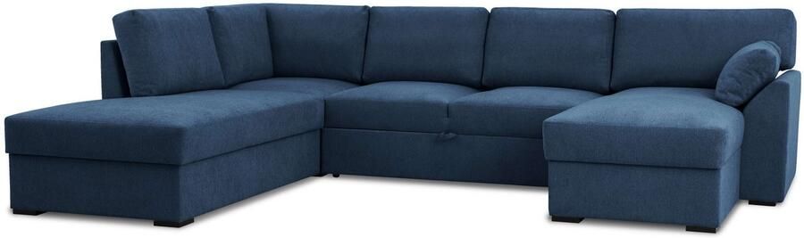 Home affaire Zithoek Citry Breedte 309 cm chenille bedfunctie bedlade U-vorm - Foto 7