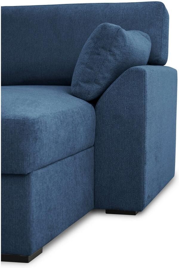 Home affaire Zithoek Citry Breedte 309 cm chenille bedfunctie bedlade U-vorm - Foto 2