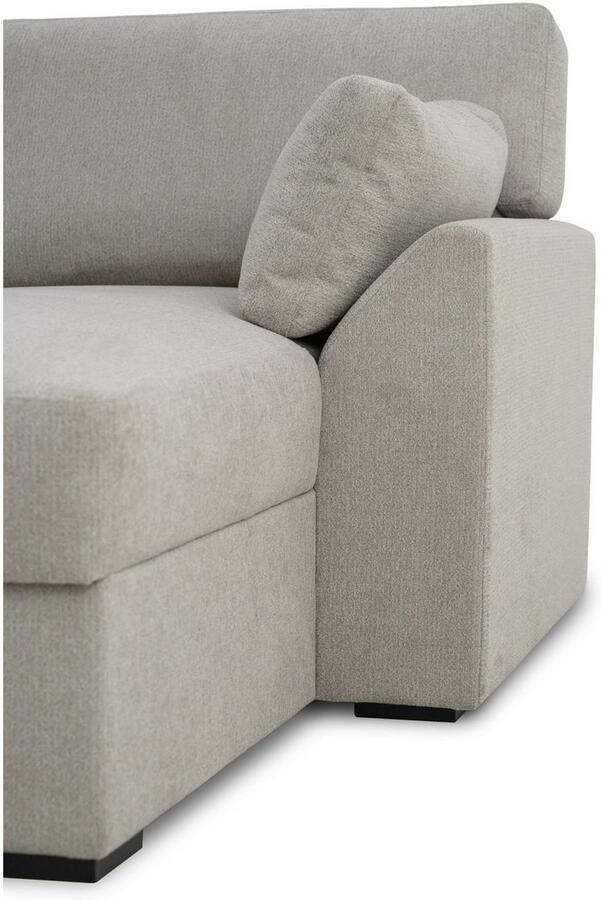 Home affaire Zithoek Citry Breedte 309 cm chenille bedfunctie bedlade U-vorm - Foto 2