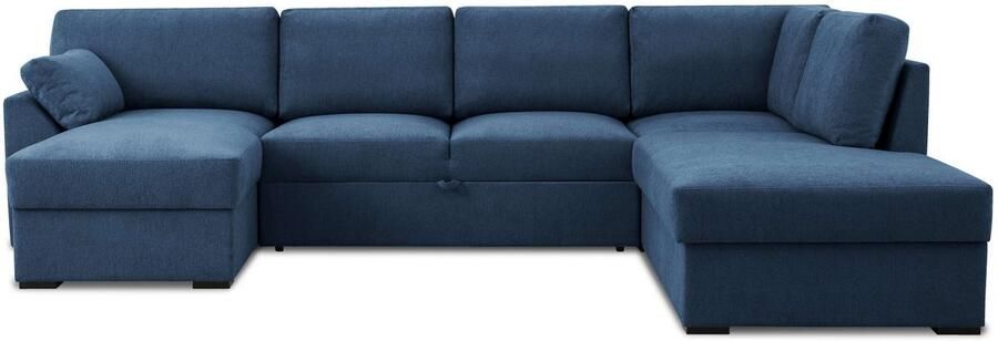 Home affaire Zithoek Citry Breedte 309 cm chenille bedfunctie bedlade U-vorm - Foto 5