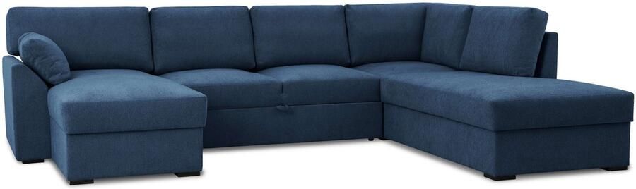 Home affaire Zithoek Citry Breedte 309 cm chenille bedfunctie bedlade U-vorm - Foto 8