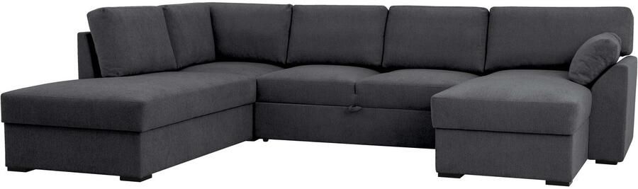 Home affaire Zithoek Citry Breedte 309 cm chenille bedfunctie bedlade U-vorm - Foto 8