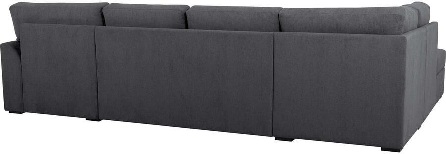 Home affaire Zithoek Citry Breedte 309 cm chenille bedfunctie bedlade U-vorm - Foto 5