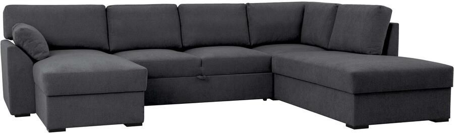 Home affaire Zithoek Citry Breedte 309 cm chenille bedfunctie bedlade U-vorm - Foto 8