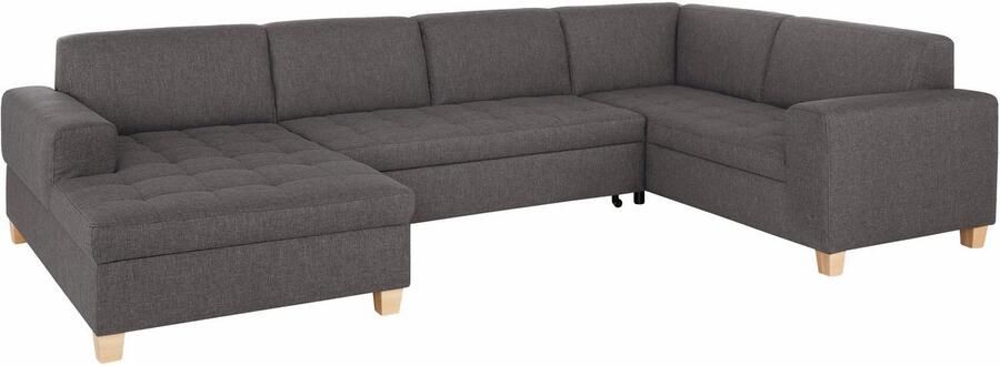 Home affaire Zithoek Corby veel ruimte en comfort U-vorm naar keuze met slaapfunctie stiksels op het zitoppervlak - Foto 8