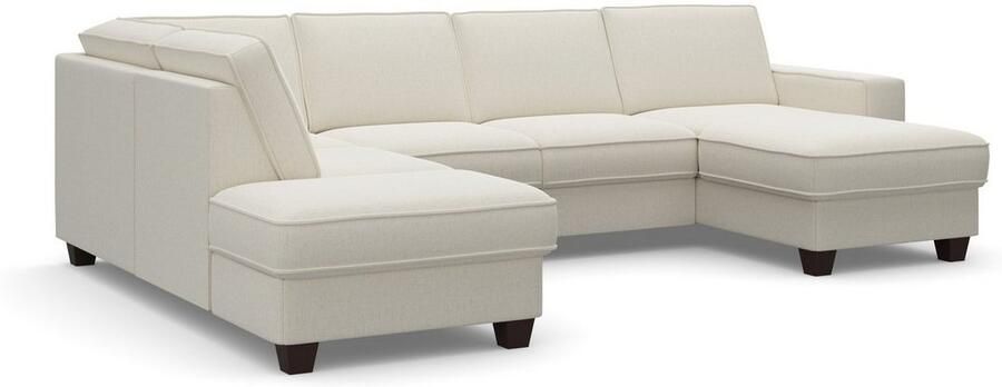 Home affaire Zithoek County U-model naar keuze ottomane links of rechts met binnenveringsinterieur (3-delig) - Foto 9