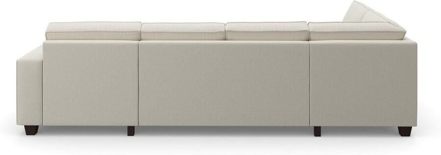 Home affaire Zithoek County U-model naar keuze ottomane links of rechts met binnenveringsinterieur (3-delig) - Foto 11