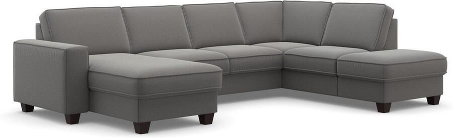 Home affaire Zithoek County U-model naar keuze ottomane links of rechts met binnenveringsinterieur (3-delig) - Foto 9