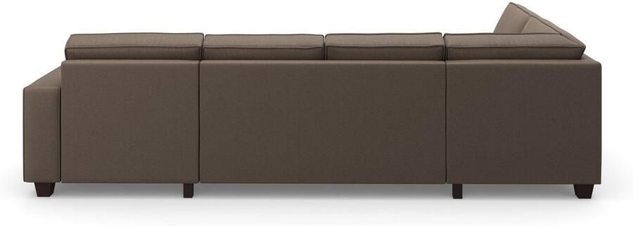 Home affaire Zithoek County U-model naar keuze ottomane links of rechts met binnenveringsinterieur (3-delig) - Foto 11