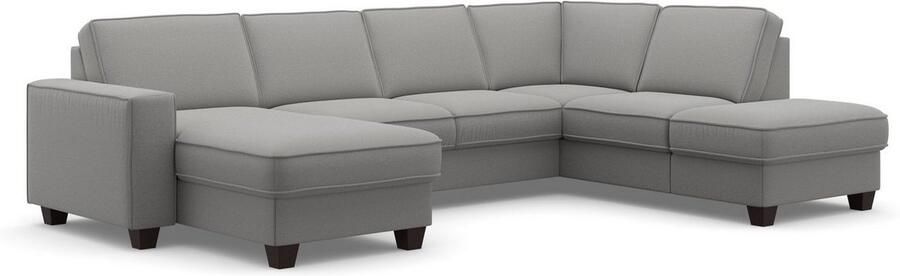 Home affaire Zithoek County U-model naar keuze ottomane links of rechts met binnenveringsinterieur (3-delig) - Foto 9