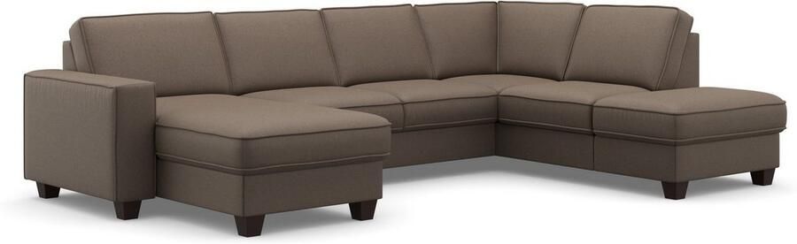 Home affaire Zithoek County U-model naar keuze ottomane links of rechts met binnenveringsinterieur (3-delig) - Foto 10