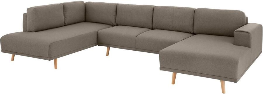 Home affaire Zithoek Lasse U-vorm in scandinavische stijl met houten poten - Foto 4