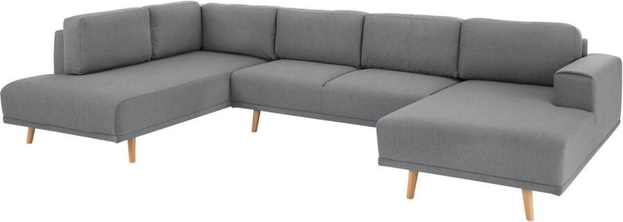 Home affaire Zithoek Lasse U-vorm in scandinavische stijl met houten poten - Foto 4