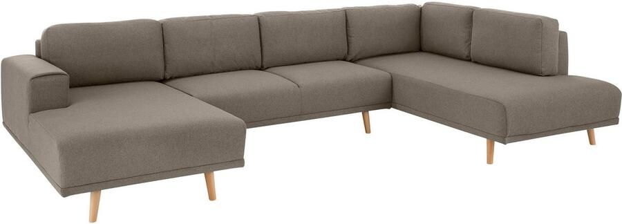 Home affaire Zithoek Lasse U-vorm in scandinavische stijl met houten poten - Foto 5
