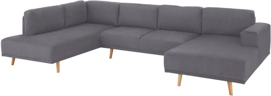 Home affaire Zithoek Lasse U-vorm in scandinavische stijl met houten poten - Foto 5