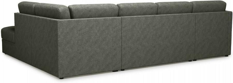 Home affaire Zithoek Lavars slaapbank met slaapfunctie en bergruimte in twee verschillende stofkwaliteiten - Foto 5