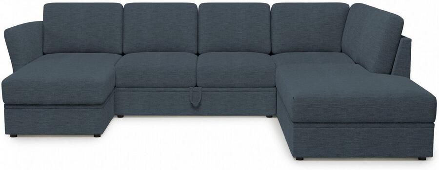 Home affaire Zithoek Lavars slaapbank met slaapfunctie en bergruimte in twee verschillende stofkwaliteiten - Foto 4