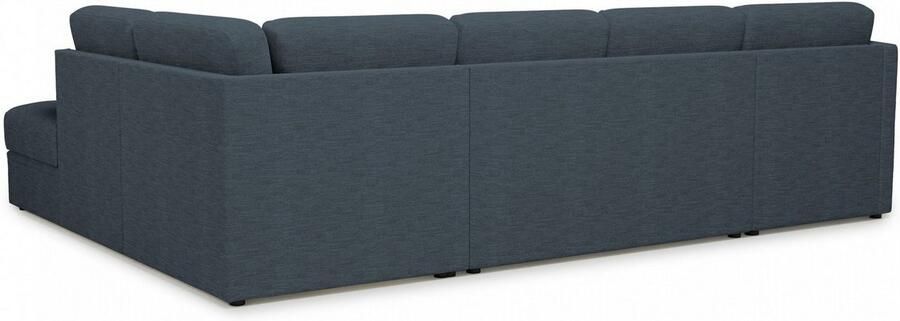 Home affaire Zithoek Lavars slaapbank met slaapfunctie en bergruimte in twee verschillende stofkwaliteiten - Foto 5