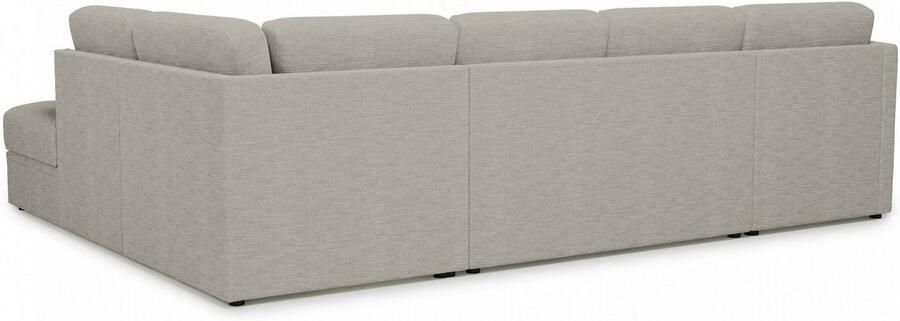 Home affaire Zithoek Lavars slaapbank met slaapfunctie en bergruimte in twee verschillende stofkwaliteiten - Foto 5