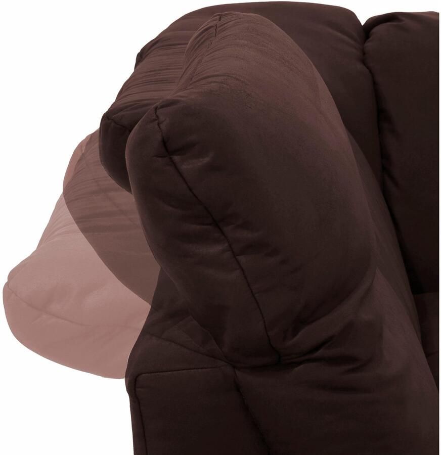 Home affaire Hoekbank Lyla L-vorm naar keuze met verstelbare rugleuning en slaapfunctie