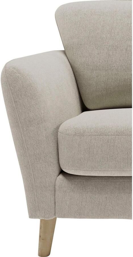 Home affaire 3-zitsbank MARSEILLE 3-zitsbank 206 cm cord vlakke weefsel structuur geweven stof - Foto 3