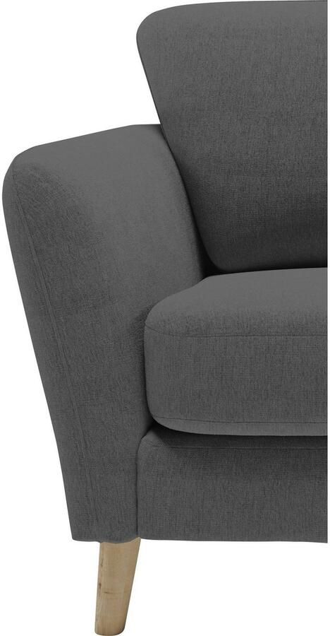 Home affaire Hoekbank MARSEILLE 278 278 cm L-vorm geweven stof vlakke weefsel viltlook - Foto 3