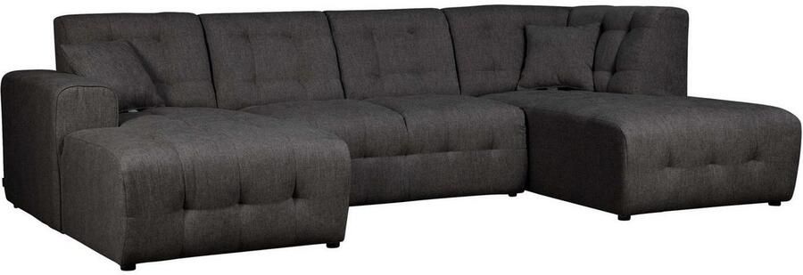 Home affaire Zithoek Nosia U-vorm incl. 2 sierkussens met fijn gestikt patroon - Foto 4