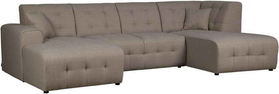 Home affaire Zithoek Nosia U-vorm incl. 2 sierkussens met fijn gestikt patroon - Foto 4