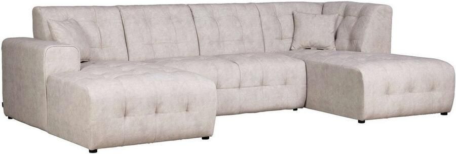 Home affaire Zithoek Nosia U-vorm incl. 2 sierkussens met fijn gestikt patroon - Foto 4