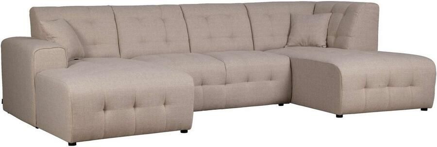 Home affaire Zithoek Nosia U-vorm incl. 2 sierkussens met fijn gestikt patroon - Foto 4