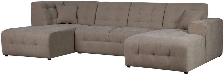 Home affaire Zithoek Nosia U-vorm incl. 2 sierkussens met fijn gestikt patroon - Foto 4