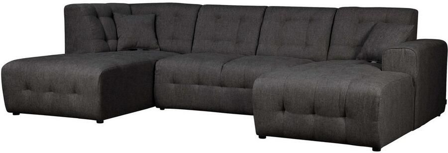 Home affaire Zithoek Nosia U-vorm incl. 2 sierkussens met fijn gestikt patroon - Foto 4