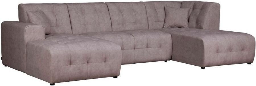 Home affaire Zithoek Nosia U-vorm incl. 2 sierkussens met fijn gestikt patroon - Foto 4