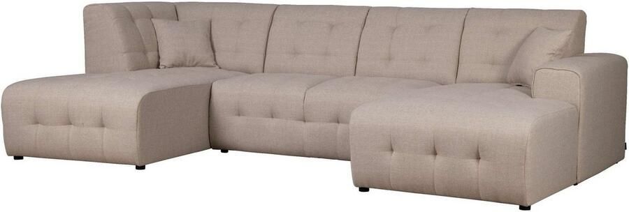 Home affaire Zithoek Nosia U-vorm incl. 2 sierkussens met fijn gestikt patroon - Foto 4