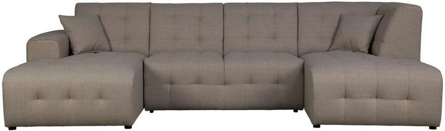 Home affaire Zithoek Nosia U-vorm incl. 2 sierkussens met fijn gestikt patroon - Foto 6