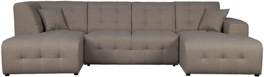 Home affaire Zithoek Nosia U-vorm incl. 2 sierkussens met fijn gestikt patroon - Foto 6