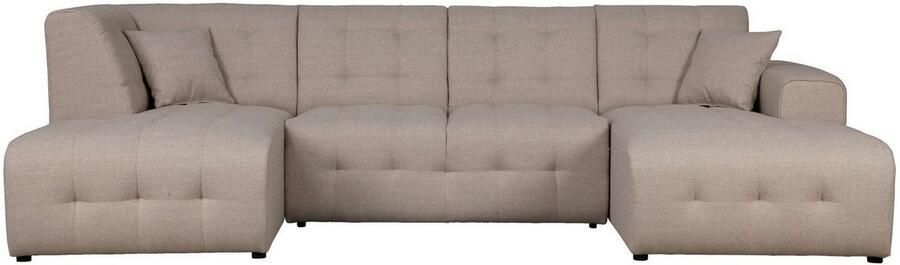 Home affaire Zithoek Nosia U-vorm incl. 2 sierkussens met fijn gestikt patroon - Foto 6