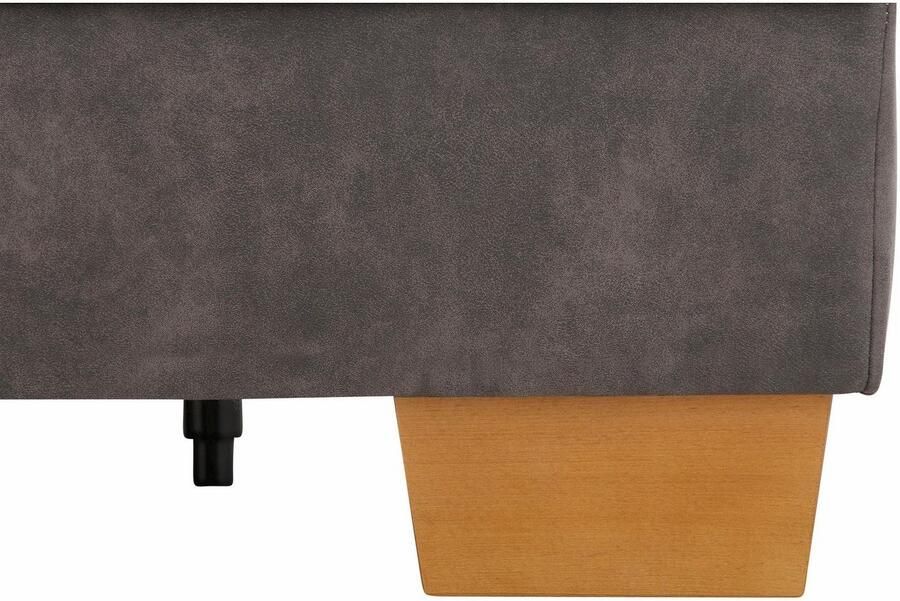 Home affaire Zithoek Puccini U-vorm met binnenvering zitdiepteverstelling contrastnaad - Foto 3