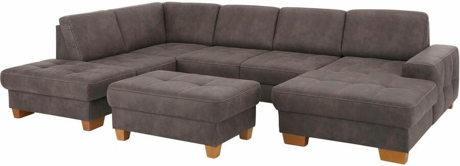 Home affaire Zithoek Puccini U-vorm met binnenvering zitdiepteverstelling contrastnaad - Foto 9