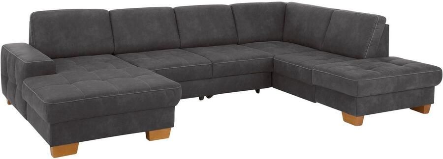 Home affaire Zithoek Puccini U-vorm met binnenvering zitdiepteverstelling contrastnaad - Foto 13