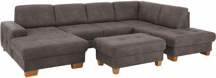 Home affaire Zithoek Puccini U-vorm met binnenvering zitdiepteverstelling contrastnaad - Foto 12