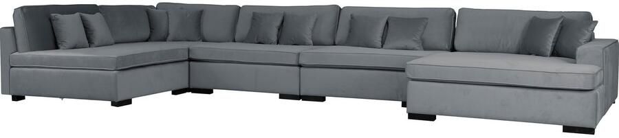 Home affaire Zithoek Skara U-vorm Loungebank met binnenveringsinterieur in vele overtrekkwaliteiten - Foto 8