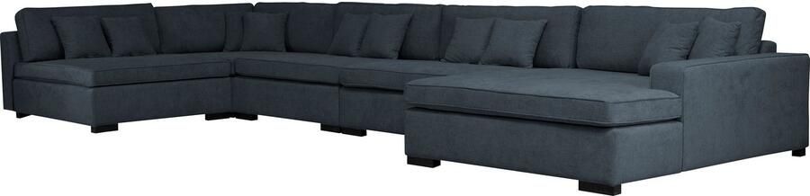 Home affaire Zithoek Skara U-vorm Loungebank met binnenveringsinterieur in vele overtrekkwaliteiten - Foto 7